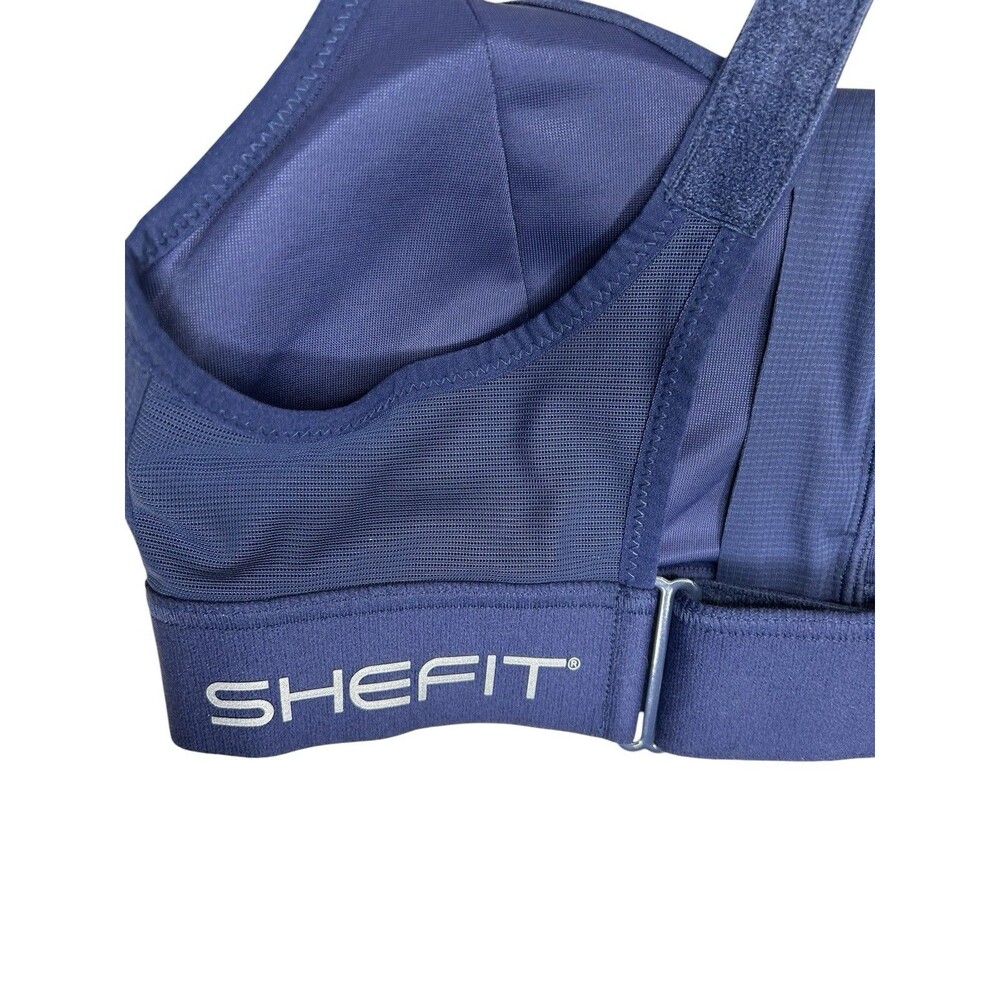 Shefit Ultimate Sports Bra High Impact Size LUXE / LARGE Bold Navy Blue NWT - Picture 8 of 10